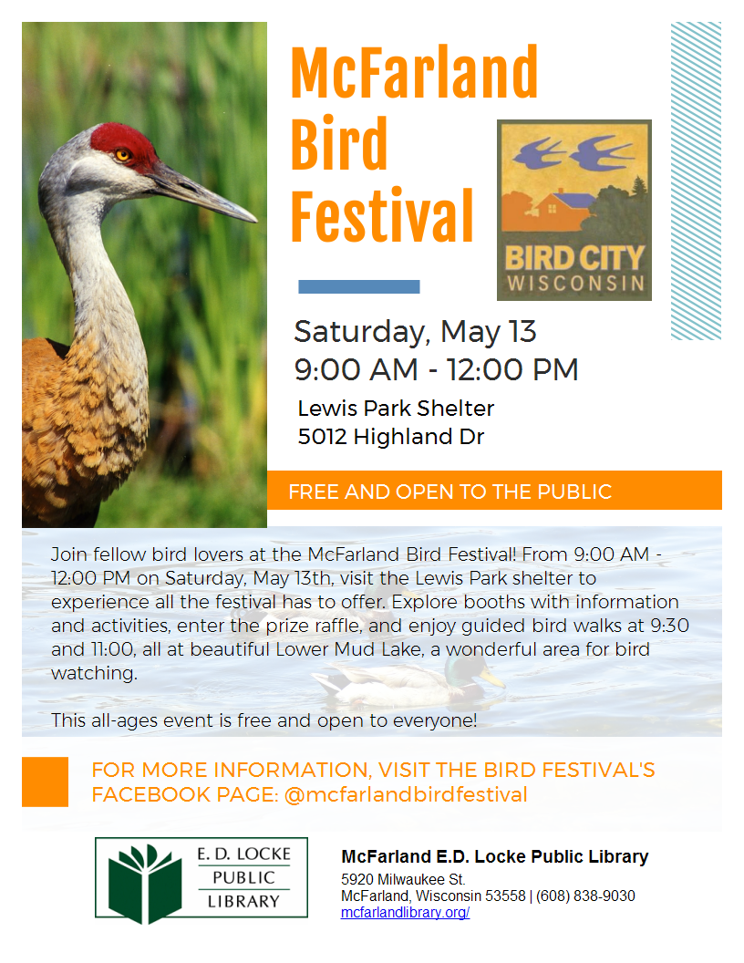 McFarland Bird Festival E.D. Locke Public Library
